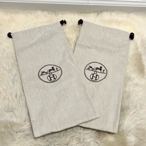 Authentic Hermes dust bags - 2X